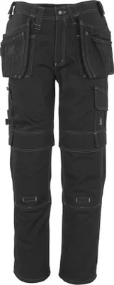 Produktbild von MASCOT 06131-630-09-76C52, Hosen, Unisex, Schwarz, 76C52, 930 mm, 76 cm