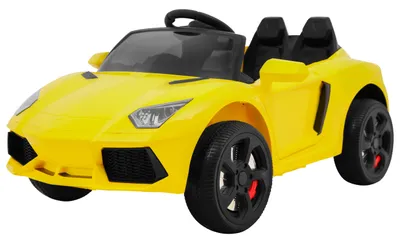 Produktbild von Future Batterieauto Für Kinder Gelb + Fernbedienung + Free Start + Eva + Mp3 Usb + Led