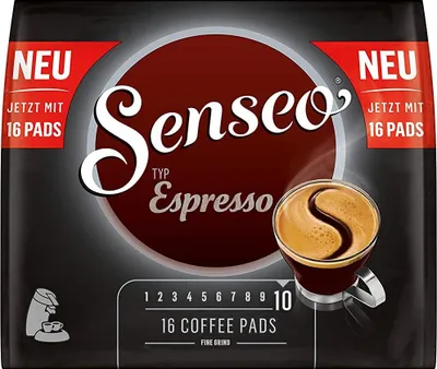 Produktbild von Senseo Espresso, aromatisch vollmundiger Röstkaffee, 16 Pads