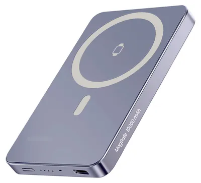 Obrázek produktu pro Swissten, Slim Qi2 MagSafe powerbanka 5000 mAh 15 W s USB-C PD 20 W, šedá