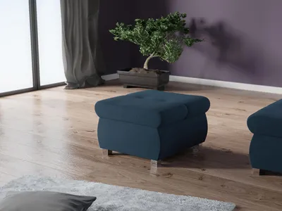 Image de Repose-pieds ABEL 1 – bleu foncé 3