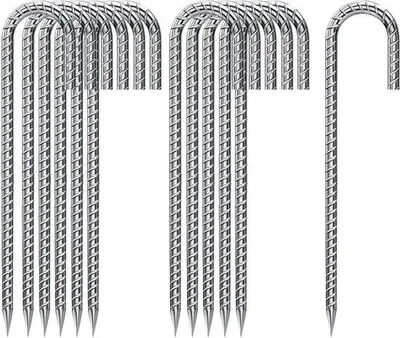 Produktbild von Famanu Grundanker Set 12 Stück - 30 cm lang - J-Haken - verzinkt