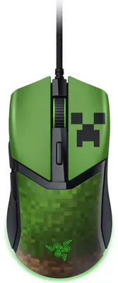 Produktbild von Razer Cobra kabelgebundene Gaming-Maus - Minecraft Edition