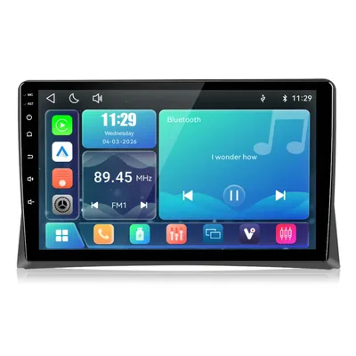 Productafbeelding van Hexinex 9-inch Linux autoradio voor Volkswagen T5 Multivan Transporter (2008-2015) met draadloze CarPlay, Bluetooth, FM, bediening via het stuur en WiFi