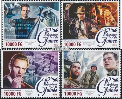 Produktbild von Briefmarken Guinea 2016 Mi 11603-11606 (kompl. Ausgabe) postfrisch Steven Spielberg