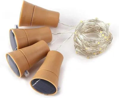 Obrázok produktu pre Solárna reťaz svetielok 10 LED, teplá biela, dekorácia