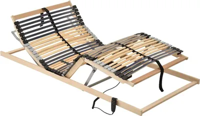 Produktbild von Bett-Lattenrost Braun 100 x 190 cm Massivholz Buche