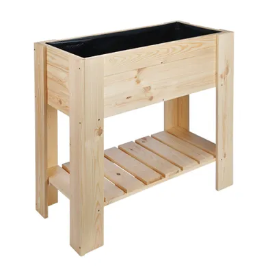 Produktbild von HI Hochbeet 92×41×80 cm Kiefernholz