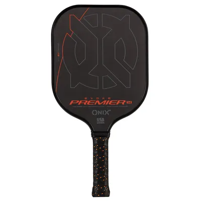 Produktbild von ONIX Pickleball Paddle Evoke Premier Raw Carbon 14 Orange