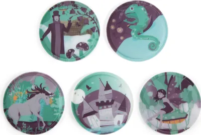 Produktbild von Ergobag Klettie-Set 5tlg. Zaubärwald