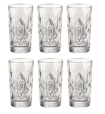 Obrázek produktu pro Bormioli Rocco Long Drink Glasses Stone 490 ml - 6 kusů