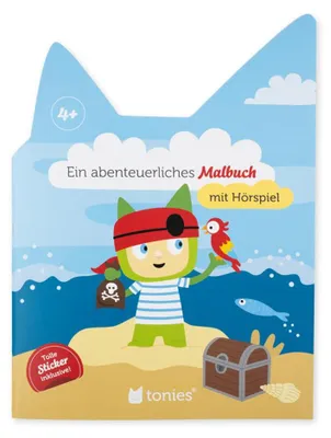 Produktbild von tonies Hören+ Pirat Malbuch 11002053