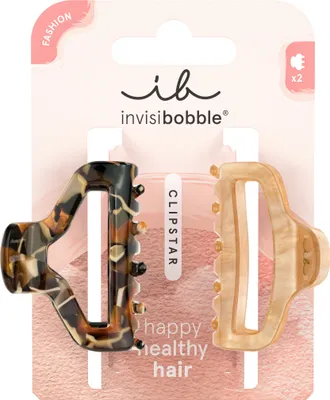 Produktbild von invisibobble Golden Roar, Haarclip, Beige, Braun, Mehrfarbig, Muster, Erwachsene, 2 Stück(e)