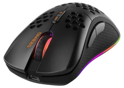 Image de Deltaco GAM-120 Deltaco Gaming Maus DM220 wireless, RGB, schwarz