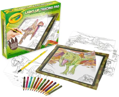 Produktbild von Crayola Leuchttafel Dinosaurier Spielzeug Geschenk Kinder ab 6 Jahren 74-7497