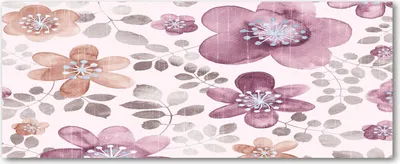 Produktbild von Tulup® Glas-Bild Wandbild aus Glas - 125x50 - Wandkunst - Wandbild hinter gehärtetem Sicherheitsglas - Dekorative Wand für Küche & Wohnzimmer  - Blumen & Pflanzen - Blumenmuster - Lila