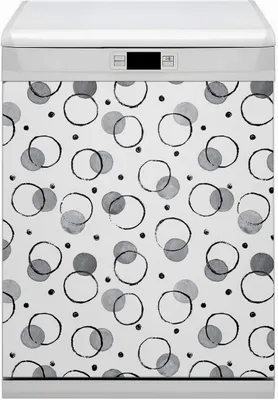 Produktbild von Magnet für Spülmaschine Abwaschbar 60x70 cm Magnet für Spülmaschine Magnetmatte Nachbildung - Tintenkreise