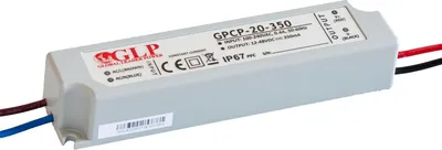 Zdjęcie produktu dla Sterownik LED 350 mA, PFC, IP67 tworzywo sztuczne, 12–48 V