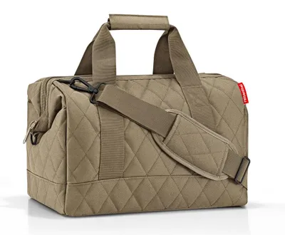 Produktbild von reisenthel allrounder M, Reisetasche, Sporttasche, Rhombus Olive, 18 L, MS5046