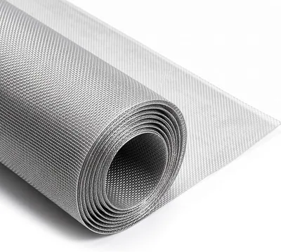 Produktbild von Drahtgeflecht Edelstahl 304, feinmaschig 30 Maschen, 40 x 400 cm, für Gartentüren