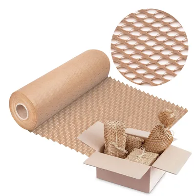 Productafbeelding van Omgoods - Ecologisch Inpakpapier Rol 30 cm x 25 m Bruin