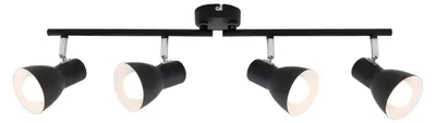 Zdjęcie produktu dla Sufitowa lampa punktowa retro obrotowa E14 25 W czarny metal Briloner