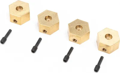 Immagine prodotto di Mozzetti esagonali, in ottone (7g) (4): UTB18