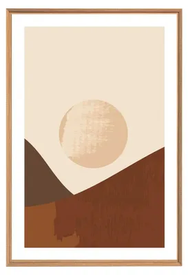 Image de Tableau mural encadré décoration 65x97 cm, Tableau mural moderne pour décoration intérieure