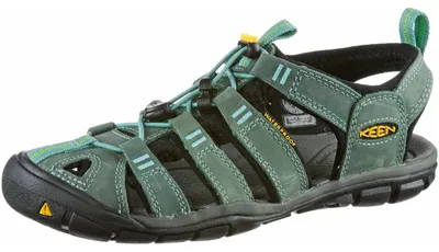 Produktbild von Keen Clearwater CNX Leather Women mineral blue/yellow, Größe:39.5
