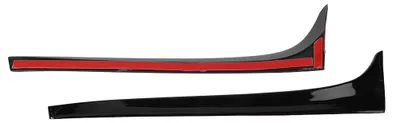 Image de 2 pièces ABS Spoiler latéral arrière pour Volkswagen Golf 7 14-19