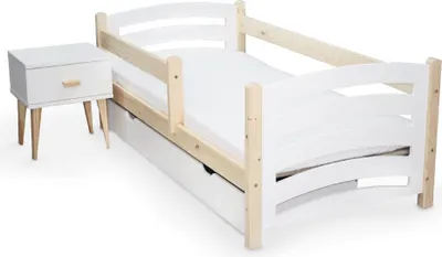 Produktbild von Kinderbett Mela 80 x 160 cm Matratze: Ohne Matratze, Lattenrost: Ohne Lattenrost