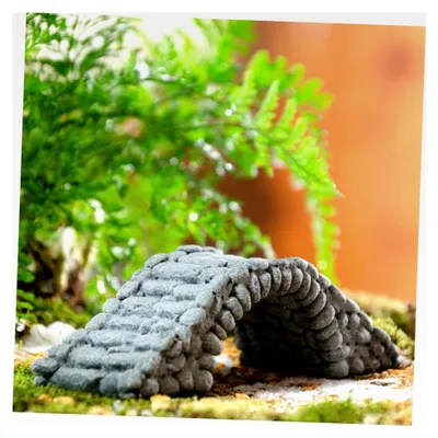 Produktbild von Miniaturbrückenmodell aus unbedenklichem Harz für Bonsai-Gartendekoration in Innenhof, Balkon und Mikrolandschaften