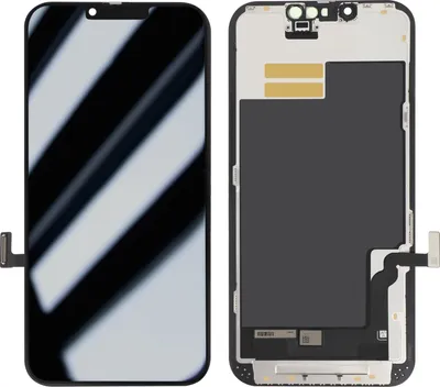 Zdjęcie produktu dla Clappio, wyświetlacz LCD i ekran dotykowy OLED z etui do iPhone'a 13, czarny