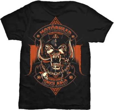 Produktbild von Motorhead Orange Ace Herren Schwarz T-Shirt: groß