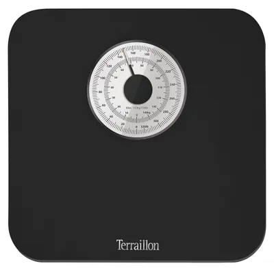 Produktbild von Terraillon - NAUTIC SCHWARZ - Mechanische Personenwaage - Große Skala - Tragkraft 150 Kg