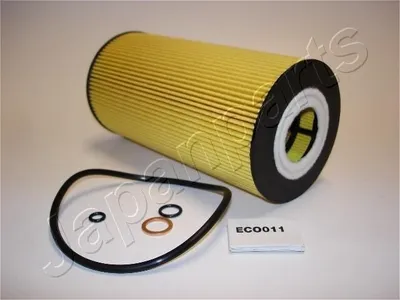 Productafbeelding van Oliefilter JAPANPARTS FO-ECO011. Inzetstuk voor: OPEL Omega B Sedan (V94), Omega B Stationwagen (V94), BMW 5 Sedan (E39), 5 Touring (E39), 7 (E38)