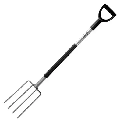 Produktbild von Gabel zum Graben, Metallstiel, D-Griff aus Kunststoff, 122 cm