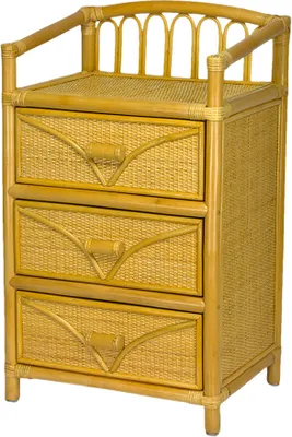 Produktbild von RattaNeo Coral e160 Kommode Honig Rattan Natur