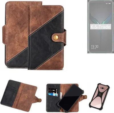 Produktbild von K-S-Trade Handyhülle Schutzhülle Bookstyle Case kompatibel mit Xiaomi Black Shark 2 Pro Klapphülle Cover Hülle Schutztasche 1x
