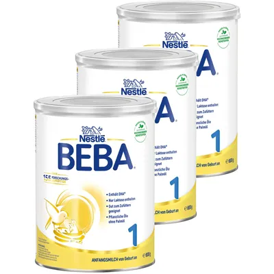 Produktbild von Nestlé BEBA 1 Anfangsmilch (3 x 800g)
