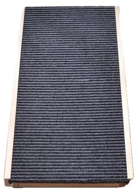 Obrázek produktu pro Rampa pro domácí zvířata, protiskluzový povrch, výškově nastavitelná, černá, 70x33x40 cm