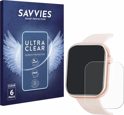 Produktbild von 6x Für Hwagol G28 1.85" Schutzfolie Savvies Displayschutz Display Schutz Folie Klar Transparent