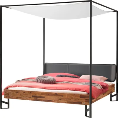 Produktbild von HASENA Factory Line Himmelbett Bogina Akazie vintage brown 180x200