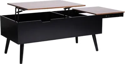 Produktbild von HOMLA ANZABI Couchtisch mit Liftplatte braun 105x50,5x43,5 cm