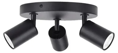 Immagine prodotto di Lampada da soffitto, design moderno, orientamento della luce regolabile, 3 luci, lampadina GU10 non inclusa