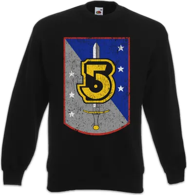 Produktbild von Urban Backwoods Vintage Army Of Light Logo, Sweatshirt, Farbe: Schwarz, Größe: L
