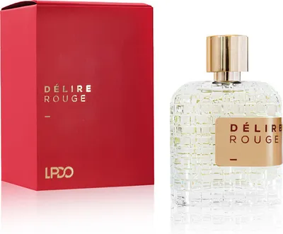 Obrázok produktu pre LPDO Delire Rouge, Ženy, 100 ml, Nádoba na jedno použitie, Jazmín, Oranžová, Šafrán, Jantár, Magnólia, Ruže, Moss, Drevo