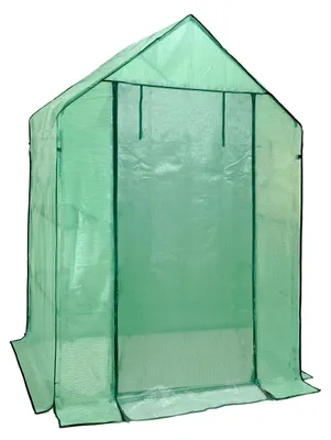 Zdjęcie produktu dla Szklarnia foliowa ogrodowa - Zielona - 143 x 73 x 195 cm - Osłona PE