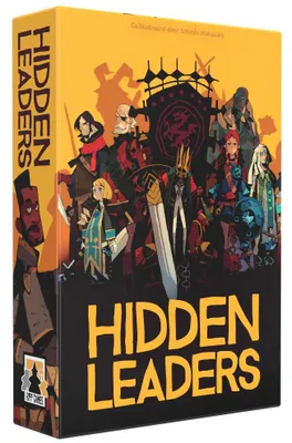 Produktbild von Gam'inBIZ Brettspiel Hidden Leaders strategisches Kartenspiel für Familien
