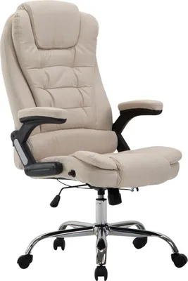 Produktbild von CLP Bürostuhl ergonomisch 150 kg belastbar Thor, Drehstuhl mit modernes Design | Farbe creme